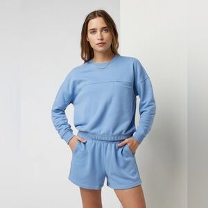 Vuori Sedona Sport Crew in Isle Blue